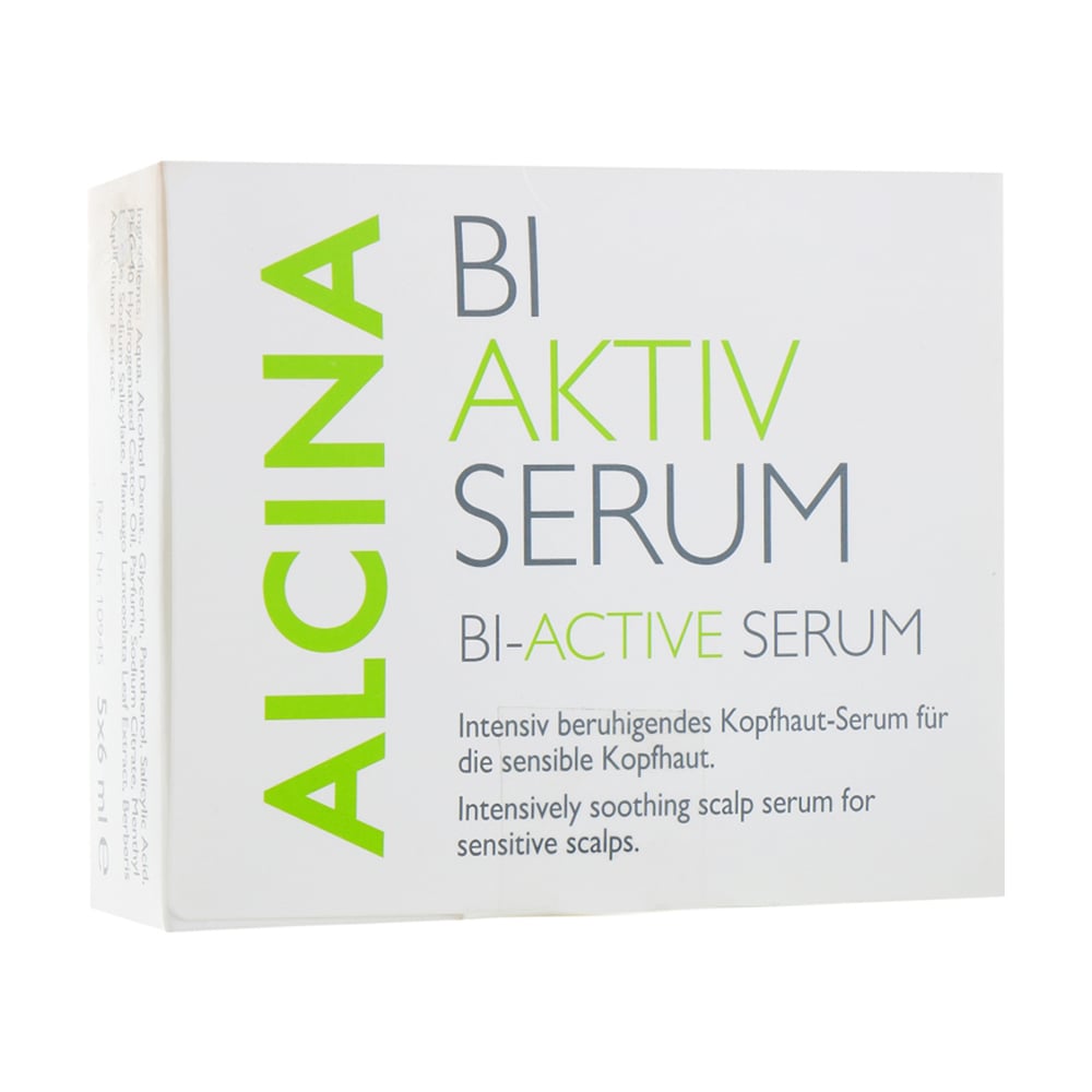 Уцінка! Заспокійлива сироватка Alcina Bio-Active Serum для сверблячої, роздратованої шкіри голови, 5*6 мл